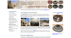 Desktop Screenshot of large-kippah.com